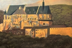 Chateux de Vianden - 120x100cm - Oil on canvas - 2000