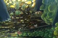 Forest (Detail) - 200x150cm - Oil on canvas - 1999
