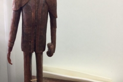 The Banker: Modelled in castable wax - scaled up version may be cast in bronze